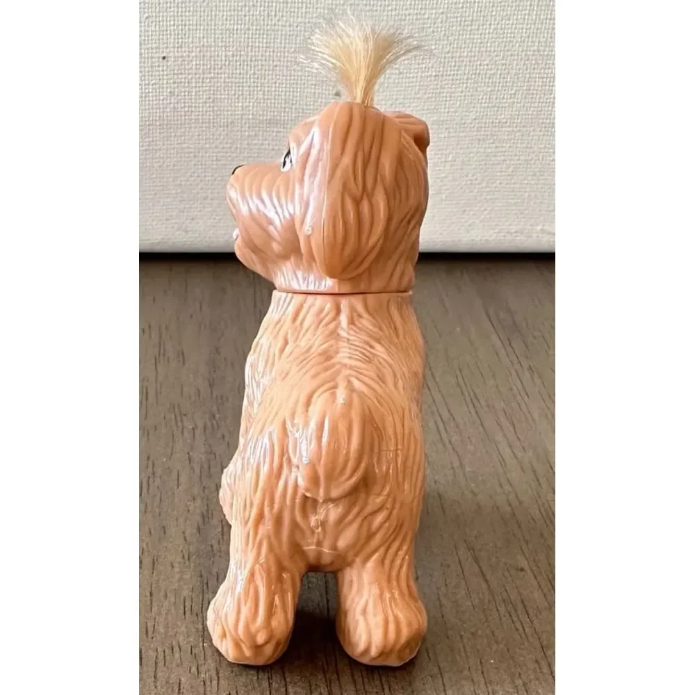 FISHER PRICE Loving Family Dollhouse BROWN PUPPY DOG w/ Fur Touch &‎ Feel